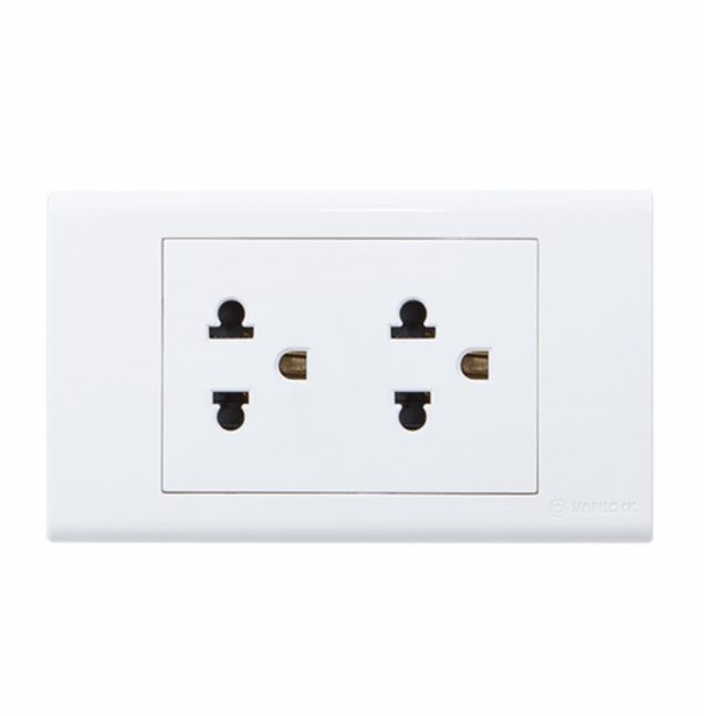 Ổ cắm đôi 3 chấu S18UE2