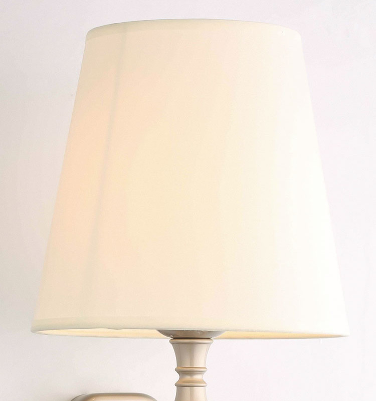 Đèn tường inox chụp vải hiện đại SC176