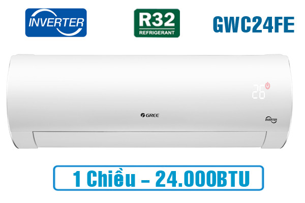 Điều hòa Gree 24.000BTU inverter 1 chiều GWC24FE-K6D0A1W