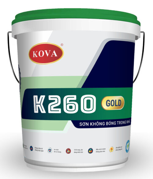 Sơn Kova không bóng trong nhà K260-Gold – 20kg