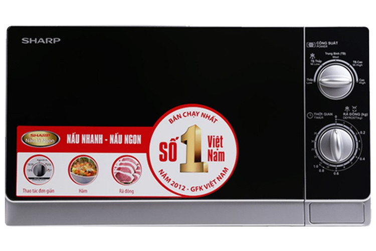 Lò vi sóng có nướng Sharp R-G228VN-SL 20 lít