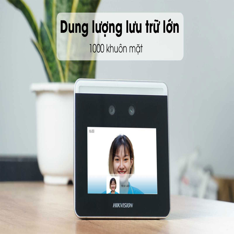 Máy Chấm Công Nhận Diện Khuôn Mặt Hikvision DS-K1T331W