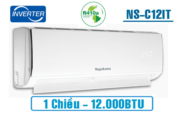 Điều hòa Nagakawa inverter 1 chiều 12.000BTU NS-C12IT