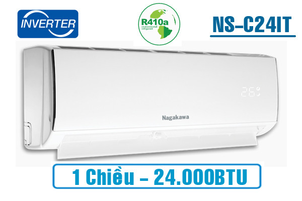 Điều hòa Nagakawa inverter 1 chiều 24.000BTU NS-C24IT