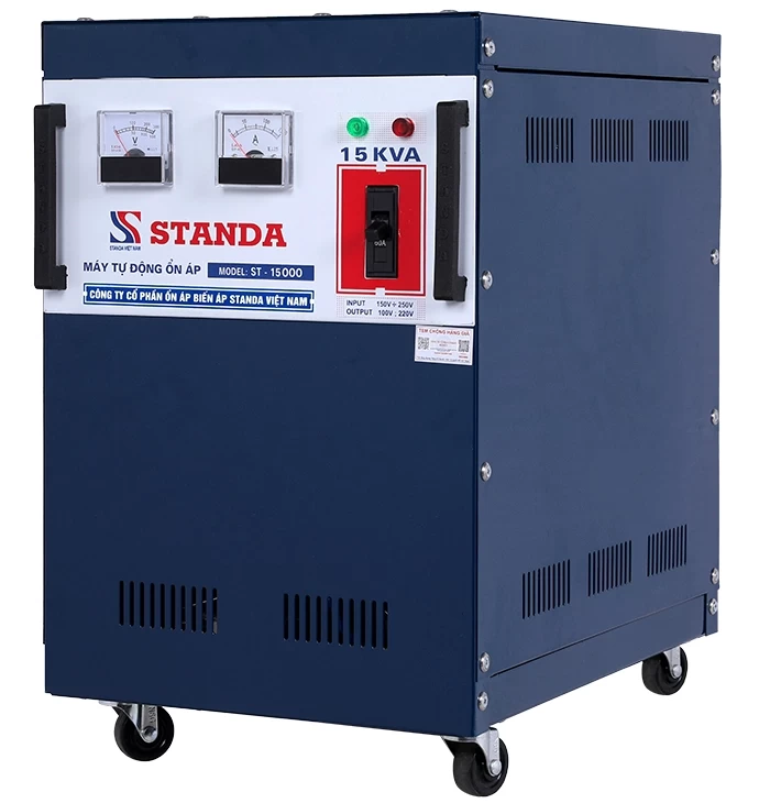 Ổn Ổn Ổn Ổn Áp Standa 15kVA Dải 150V-250V