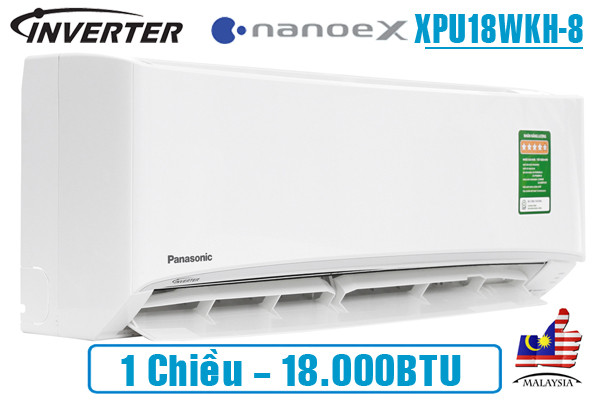 Điều hòa Panasonic NanoeX 18000BTU 1 chiều inverter XPU18WKH-8