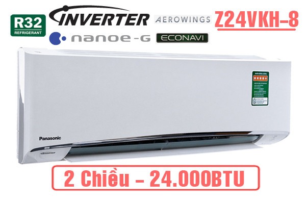 Điều hòa Panasonic 2 chiều inverter 24.000BTU XZ24ZKH-8
