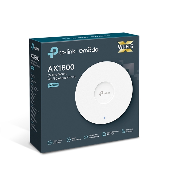 Access Point Wi-Fi 6 Gắn Trần AX1800 TP-Link EAP610 - Image 3