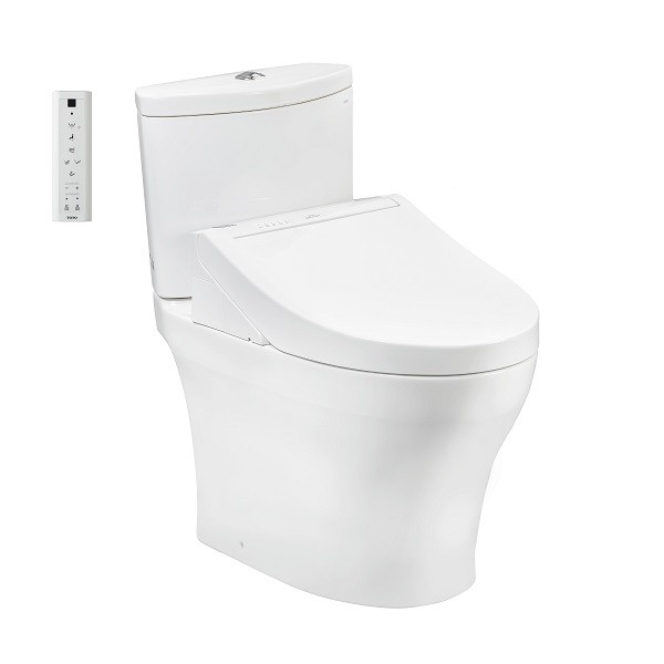Bàn cầu 1 khối kèm nắp rửa điện tử Toto CES9898 – CS989B/TCF9898 - Image 5