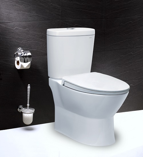 Bàn cầu 1 khối nắp êm Caesar CD1394 - Image 3