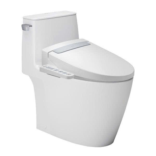 Bàn cầu kết hợp nắp rửa điện tử INAX AC-504A-CW-H17VN - Image 4
