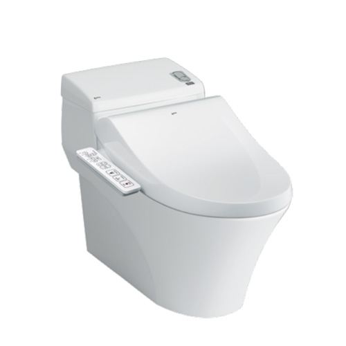 Bàn cầu kết hợp nắp rửa điện tử INAX C-514A-CW-H17VN - Image 4