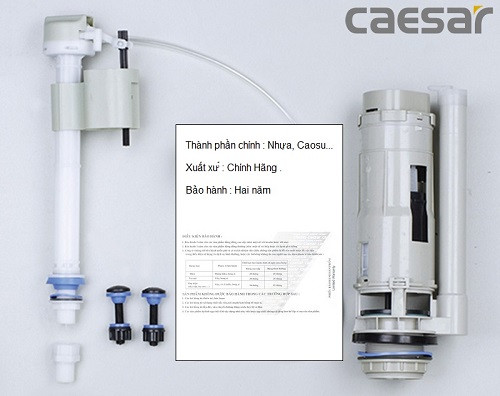 Bàn cầu một khối Caesar CD1363 - Image 4