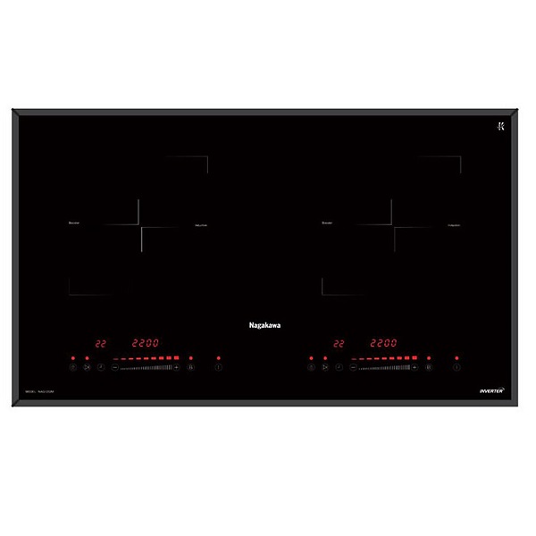 Bếp từ 2 lò nấu Nagakawa NAG1202M