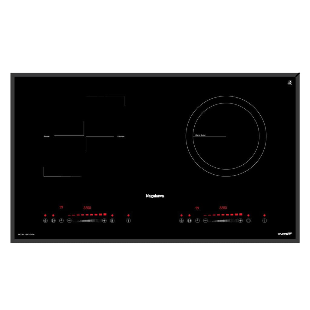 Bếp từ 2 lò nấu Nagakawa NK2C01M - Image 4