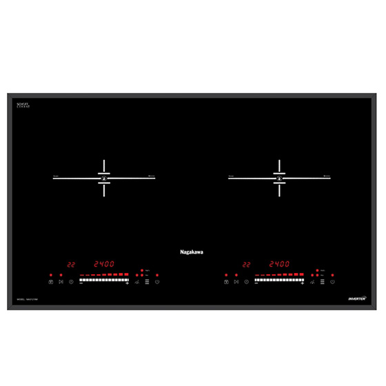 Bếp từ 2 lò nấu Nagakawa UltraSlim NK2C25M - Image 3