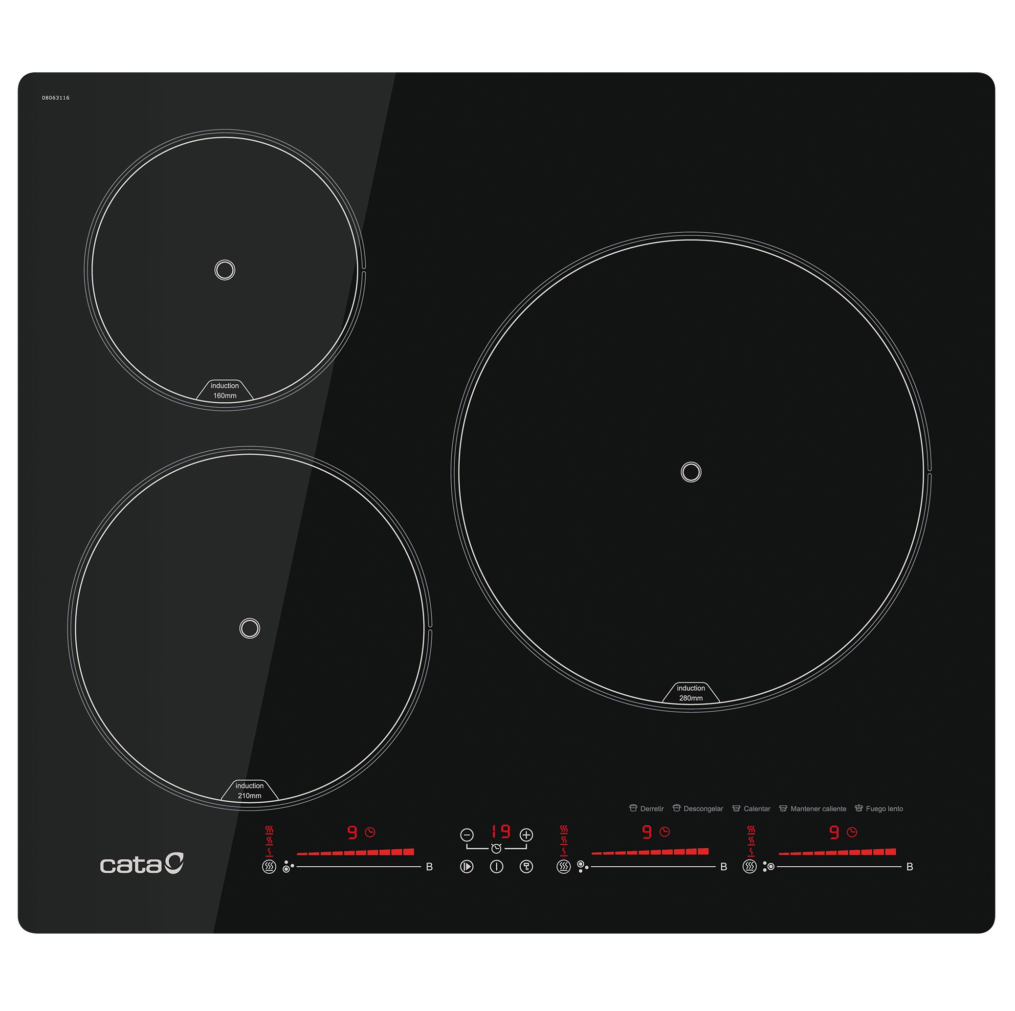 Bếp từ Cata IB 2 PLUS BK - Image 3