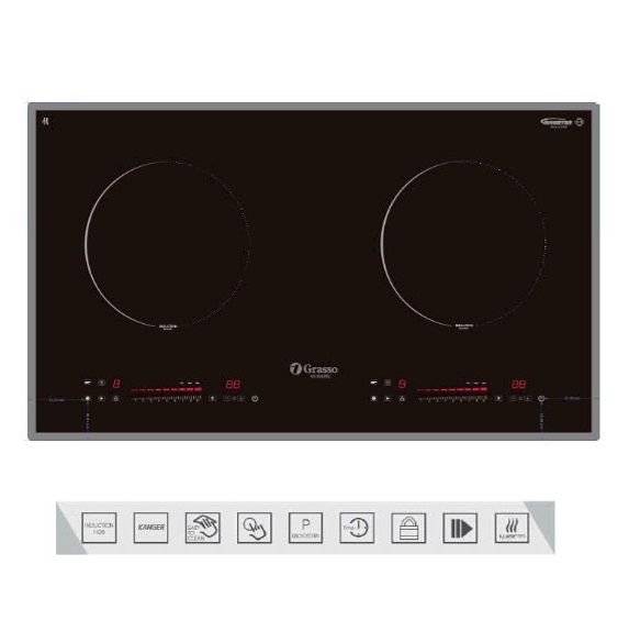 Bếp từ đôi Grasso GS 9569IH - Image 3