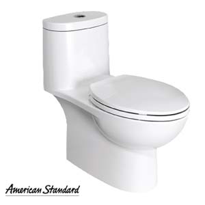 Bộ bồn cầu đặt sàn két âm tường American Standard 3229B-WT (Bao gồm két treo, sứ, nút nhấn, ống nối) - Image 4