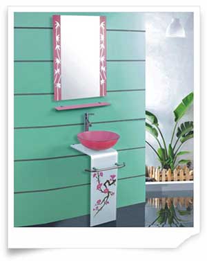 Bộ chậu kính HiHome 8166 - Image 5