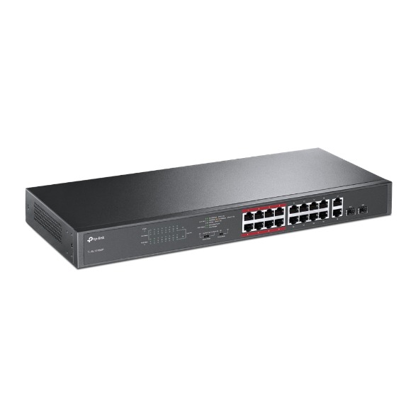 Bộ Chia Mạng 18 Cổng TP-Link TL-SL1218MP 16 cổng RJ45 PoE+ 10/100Mbps - Image 2