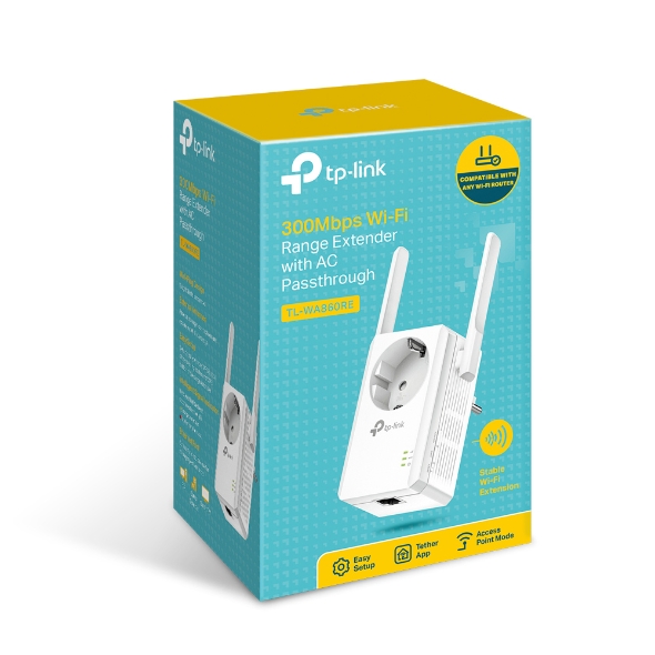 Bộ Mở Rộng Sóng Wi-Fi Tốc Độ 300Mbps TP-Link TL-WA860RE Cho Dòng AC Đi Qua