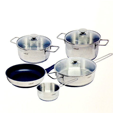 Bộ nồi chảo từ inox Cata New York