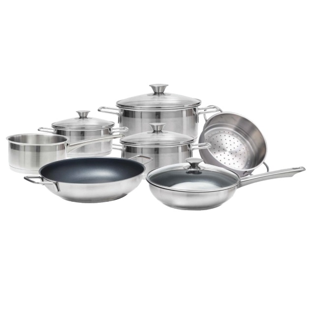 Bộ nồi chảo từ inox Cata New York - Image 3