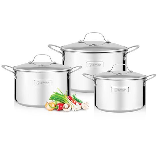Bộ nồi inox từ Elmich SM3332 - Image 5