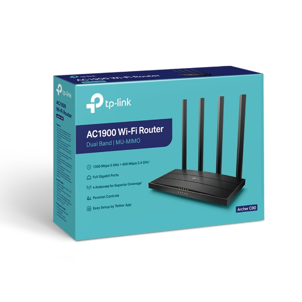 Bộ phát wifi TP-Link Archer C80 MIMO AC1900Mbps (hỗ trợ EasyMesh) - Image 2