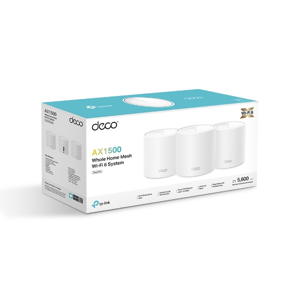 Bộ phát wifi 6 TP-Link Deco X10 3-Pack AX1500Mbps Mesh - Image 3