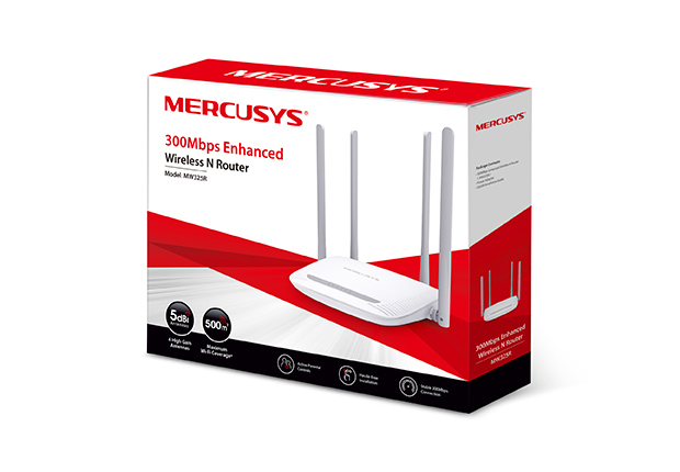 Bộ Phát Wifi Không Dây Mercusys MW325R 4 ăng ten - Image 2