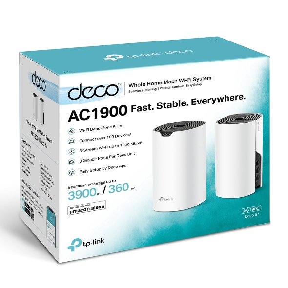 Bộ phát wifi Mesh Tp-Link Deco S7 2 Pack Wireless AC1900 - Image 3