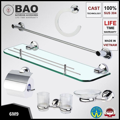 Bộ phụ kiện phòng tắm Bao 6M9