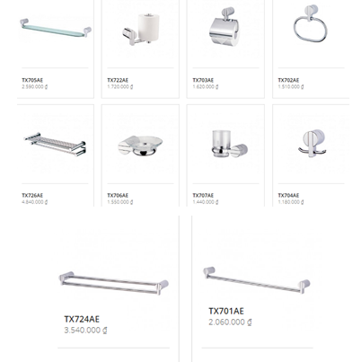 Bộ phụ kiện phòng tắm cao cấp TOTO Basic+ - Image 3