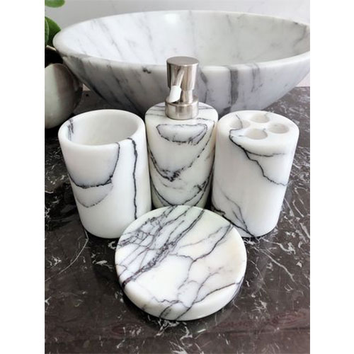 Bộ phụ kiện phòng tắm đá mỹ nghệ Eximstone B6