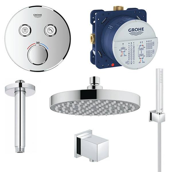 Bộ sen âm tường Grohe SMARTCONTROL 34734000 Ổn nhiệt - Image 6