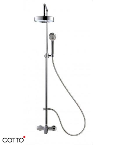 Bộ sen cây nóng lạnh bát tròn COTTO CT5102W - Image 3
