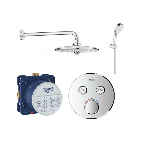 Bộ sen tắm âm tường ổn nhiệt Grohe 356000000