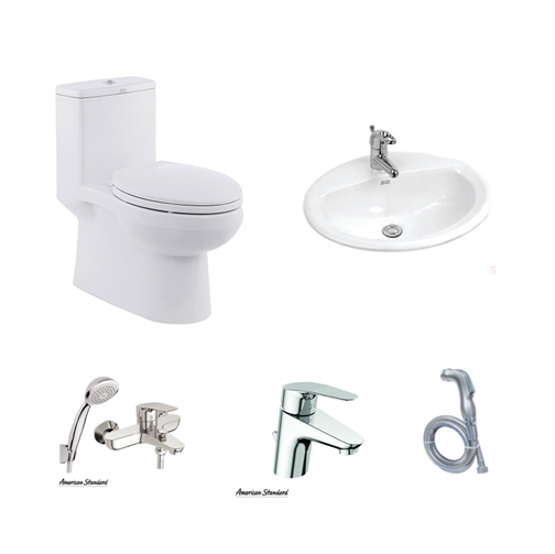 Bộ thiết bị vệ sinh giá rẻ HM001 - Image 3