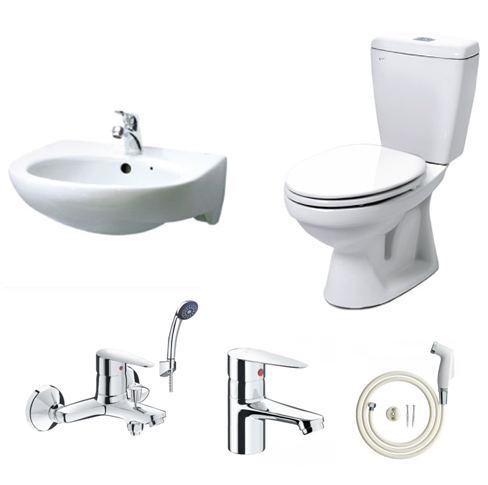 Bộ thiết bị vệ sinh giá rẻ HM001 - Image 5