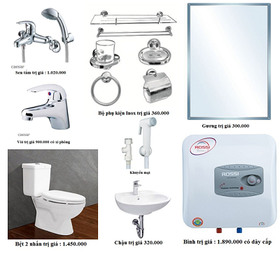Bộ thiết bị vệ sinh giá rẻ HM002