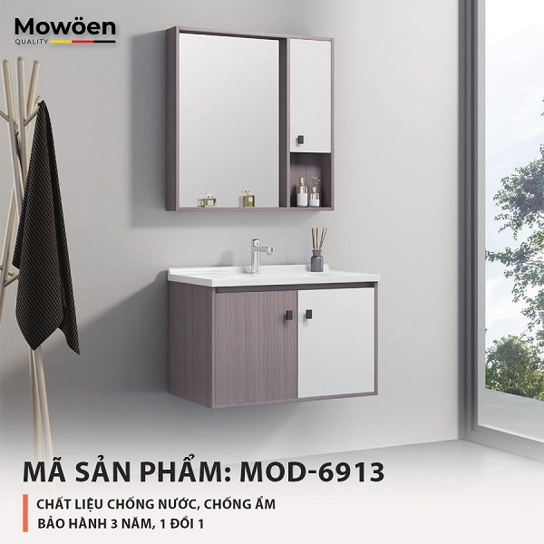 Bộ tủ chậu cao cấp Mowoen D-6936 - Image 3