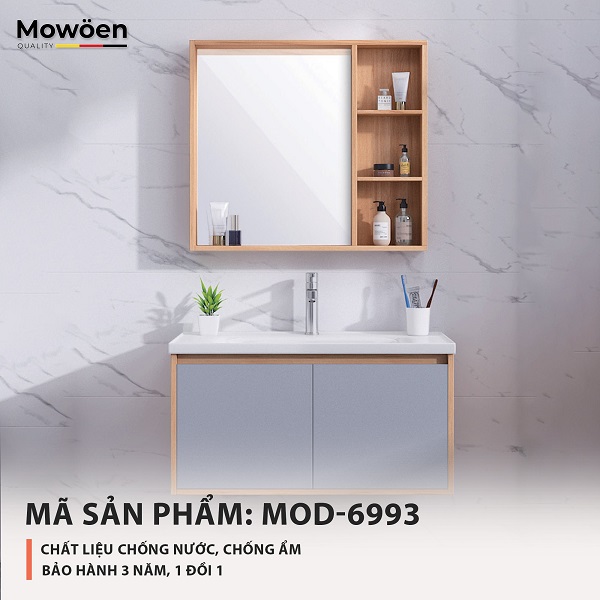Bộ tủ chậu cao cấp Mowoen D-6947 - Image 3