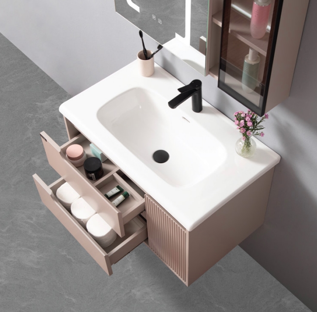 Bộ tủ chậu cao cấp Mowoen MW2820-60PVC (550x110x650mm)