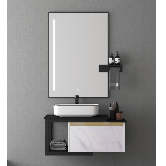Bộ tủ chậu cao cấp Mowoen MW2820-80PVC (750x110x650mm) - Image 3