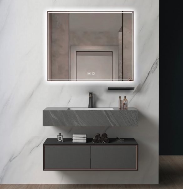 Bộ tủ chậu cao cấp Mowoen MW6630-100SB (1000x500x245mm) - Image 3