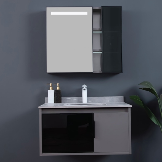 Bộ tủ chậu cao cấp Mowoen MW6631R-80SB (800x500x470mm) - Image 5