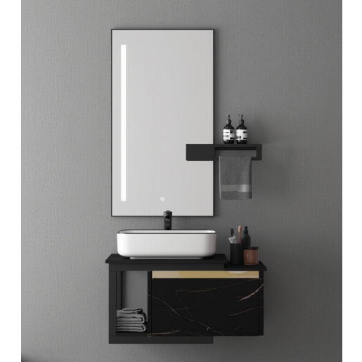 Bộ tủ chậu cao cấp Mowoen MW6801S-80B (800x520x540mm)