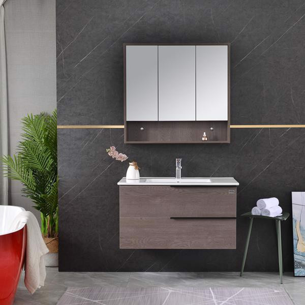 Bộ Tủ chậu Dada kích thước 80cm A 8003 - Image 3
